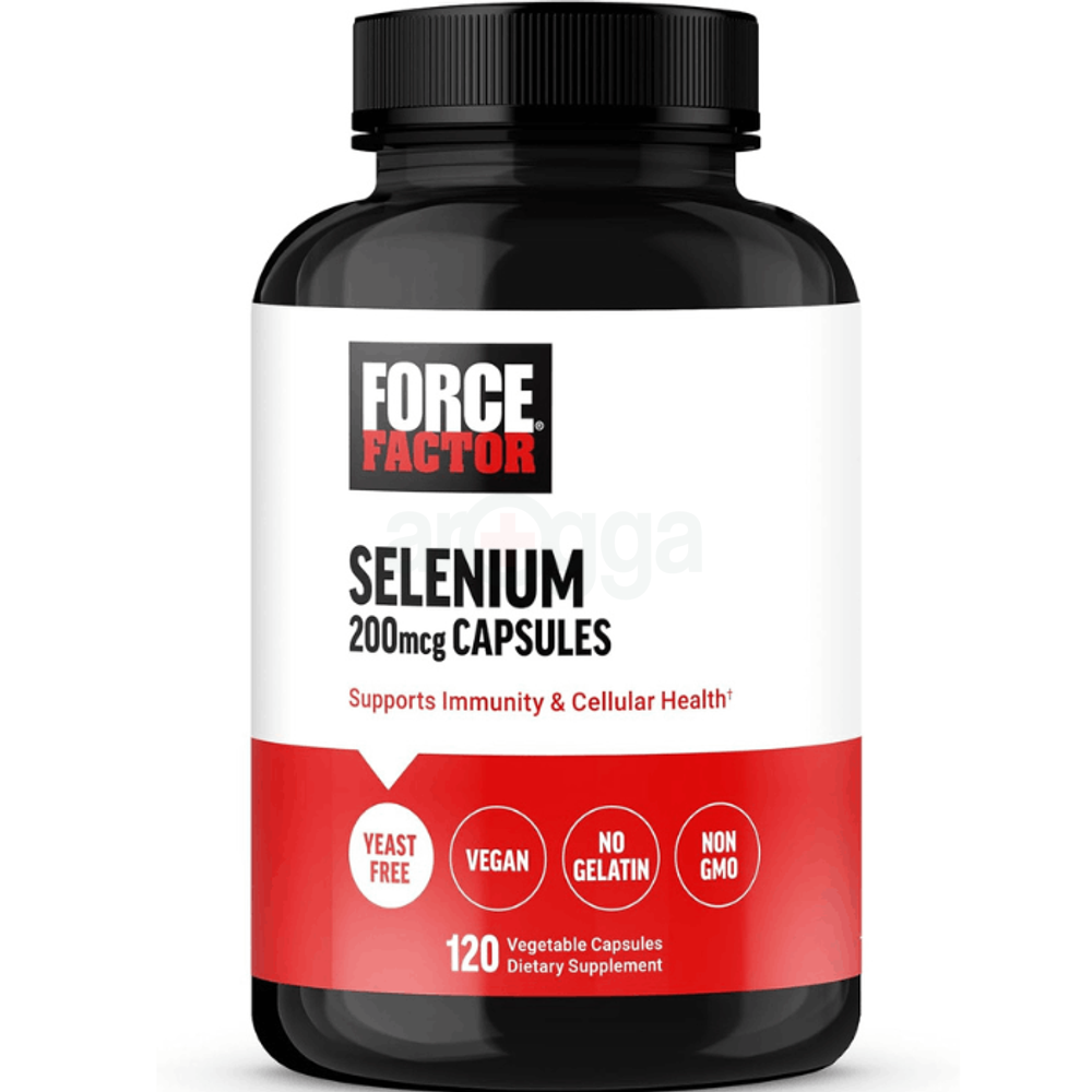 Force Factor Selenium Immune Support Supplement, Selenium 200mcg 120 Capsules  