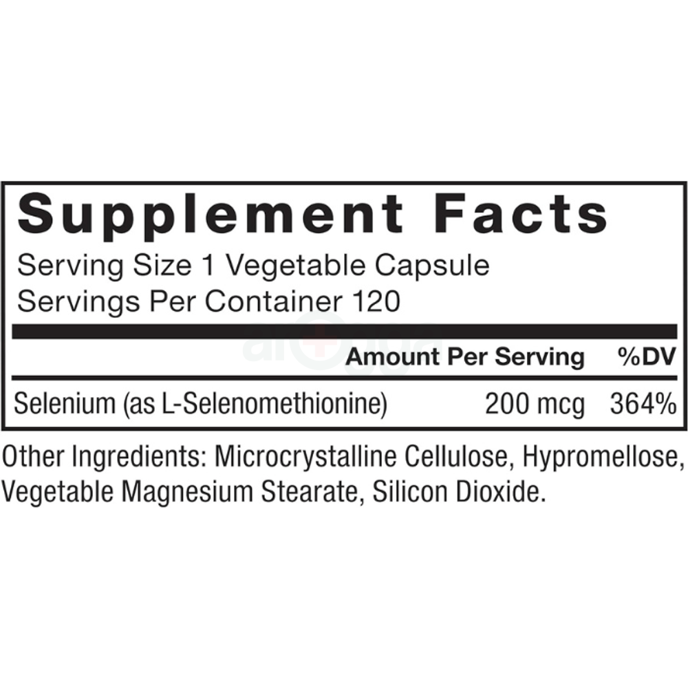 Force Factor Selenium Immune Support Supplement, Selenium 200mcg 120 Capsules  