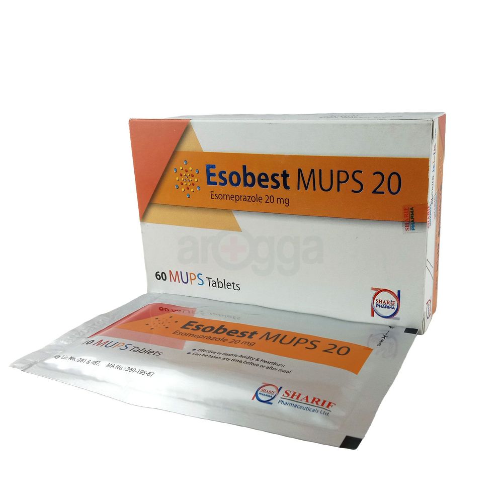 Esobest MUPS 20mg Tablet