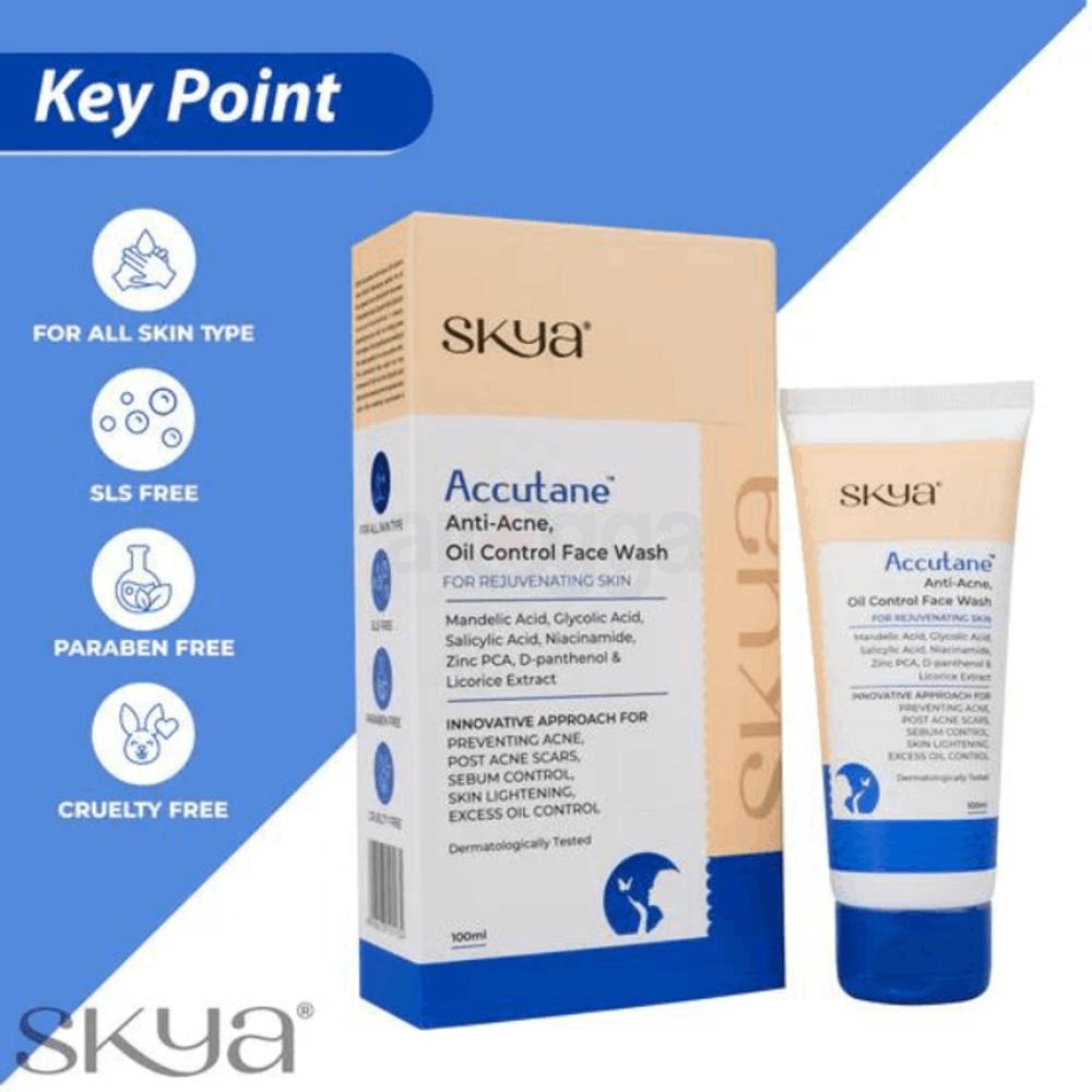 SKYA Anti Acne Oil Control Facewash For Rejuvenating Skin 100ml  