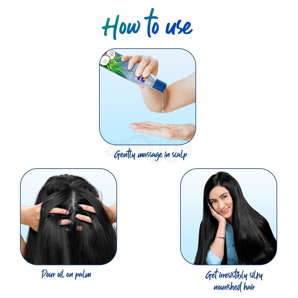 Parachute Hair Oil Advansed Aloe Vera Enriched Coconut 150ml Pack of 2 (150ml x 2)  