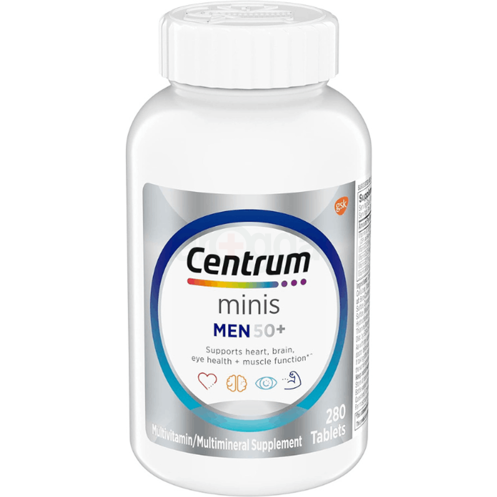 Centrum Minis Silver Multivitamin for Men 50 Plus, 280 tablets 		
  