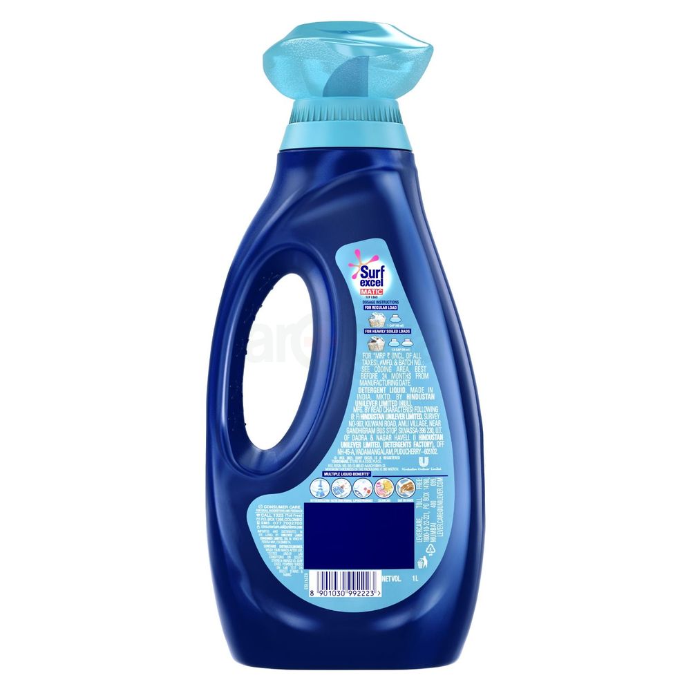 Surf Excel Matic Liquid Detergent Top Load 1000ml  