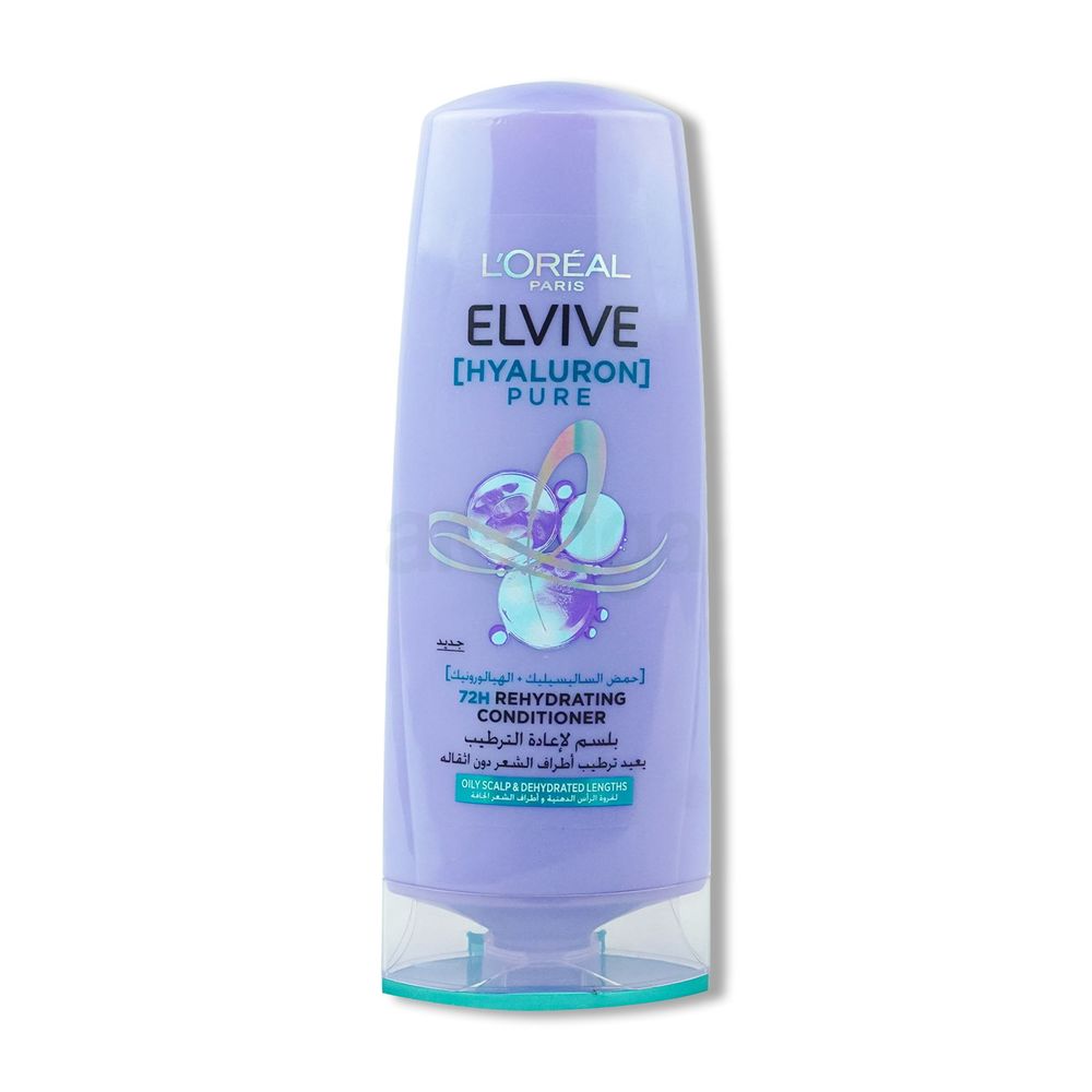 Loreal Paris Elvive Pure Hyaluron 72hr Rehydrating Conditioner for Oily  Scalp & Dehydrated lengths  