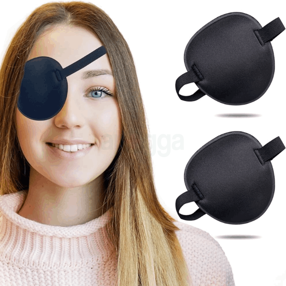 3D Lazy Eye Patch Adjustable Single Eye Mask For Amblyopia Treatment (Left Eye) Orginal China  