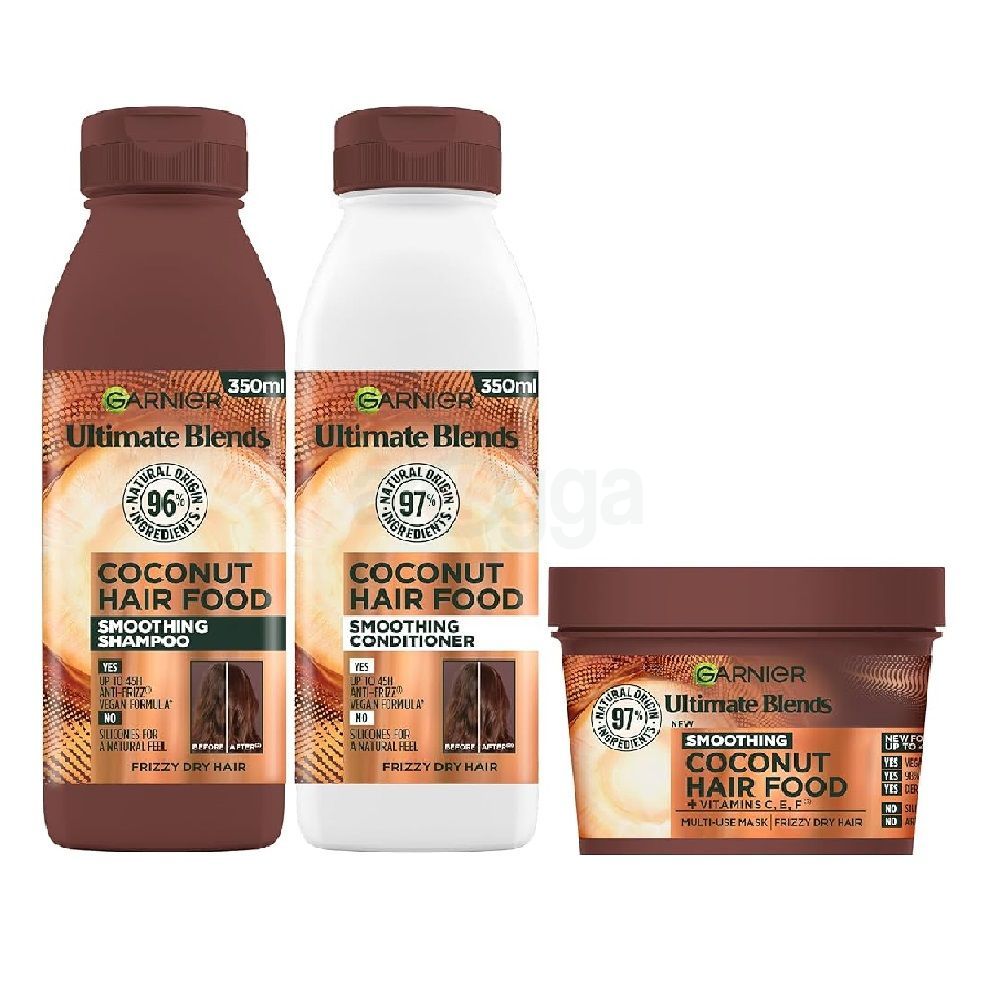Garnier Ultimate Blends Coconut Hair Food  for Frizzy Dry Hair  
