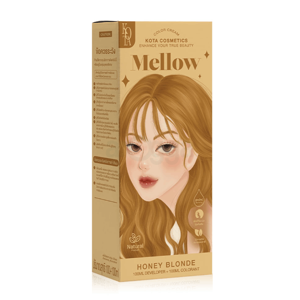Kota Cosmetics Hair Color Cream Mellow - Honey Blonde  