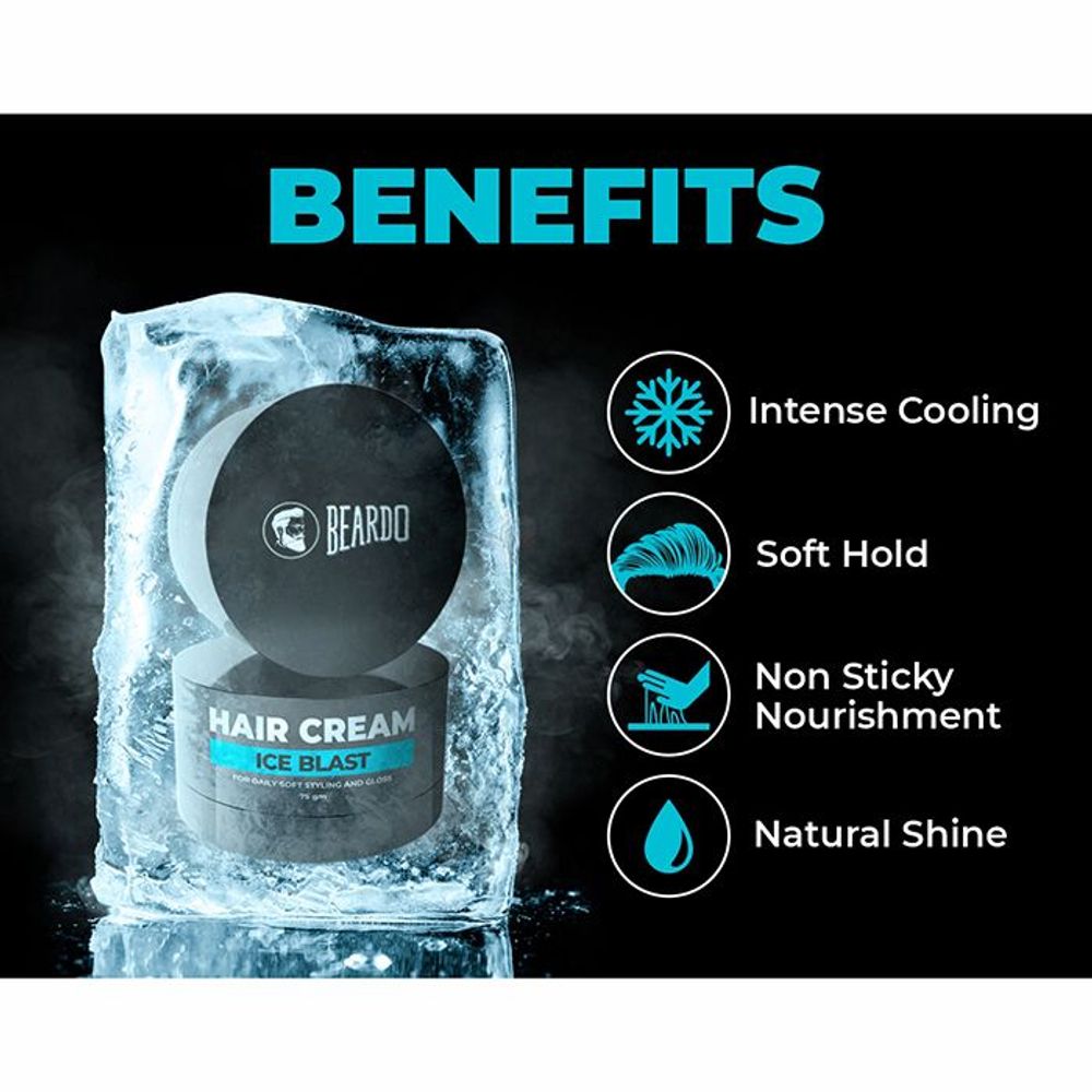 Beardo Ice Blast Hair Cream 75g  