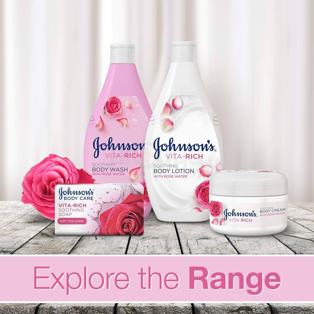 Johnson's Vita Rich Soothing Body lotion with Rose Water  