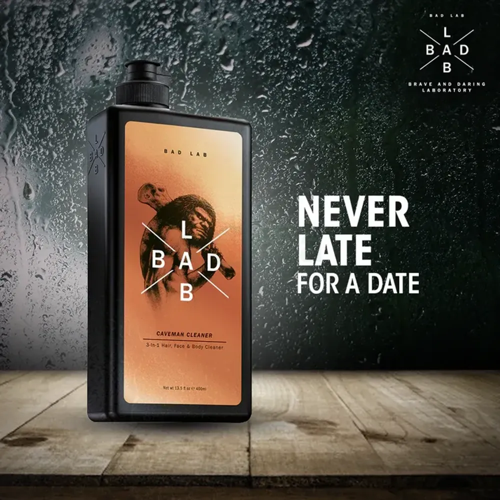 Badlab Classic Caveman Cleaner 3in1 Hair, Face & Body Cleaner  