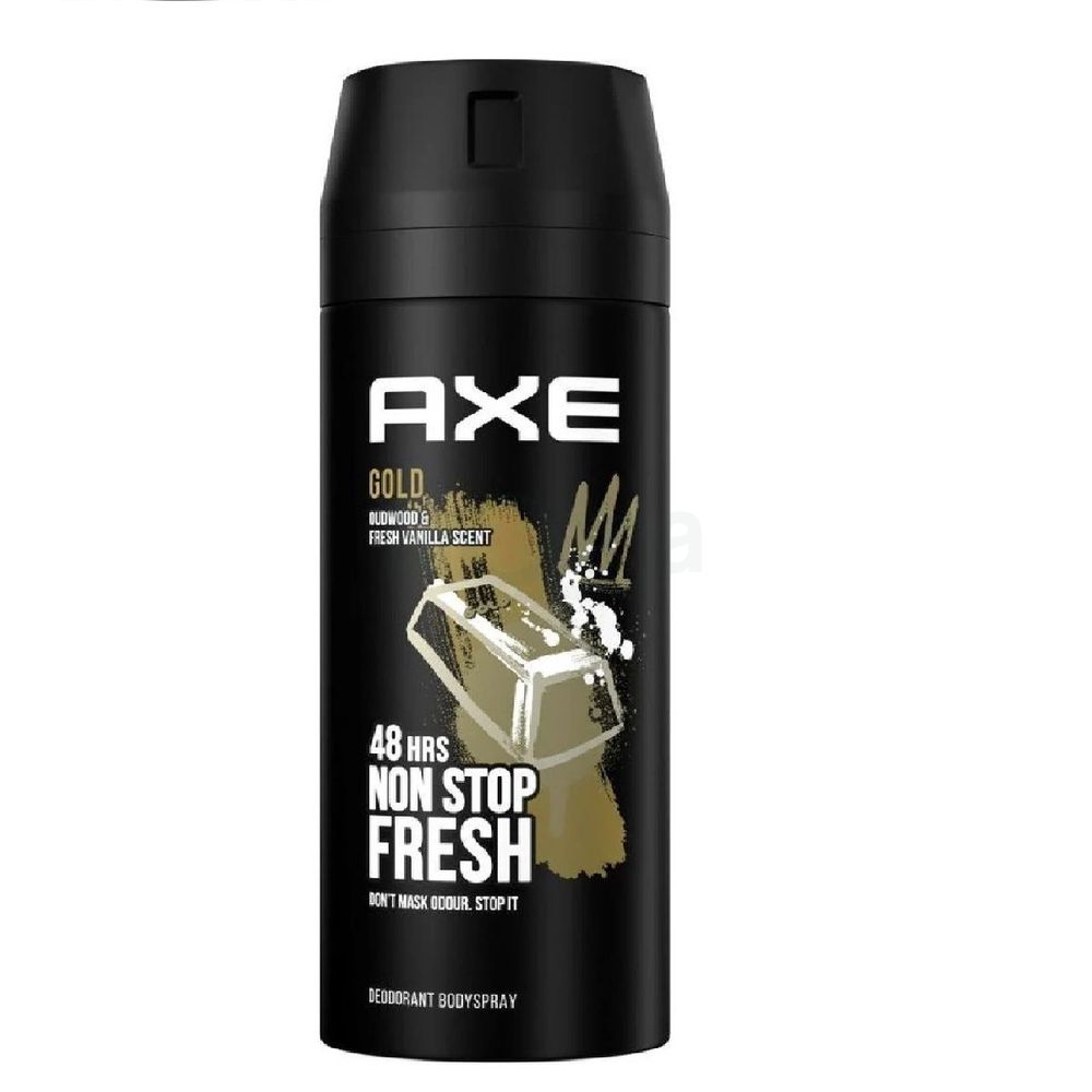 AXE Deodorant Body Spray 48 Hours Non Stop Fresh Gold  