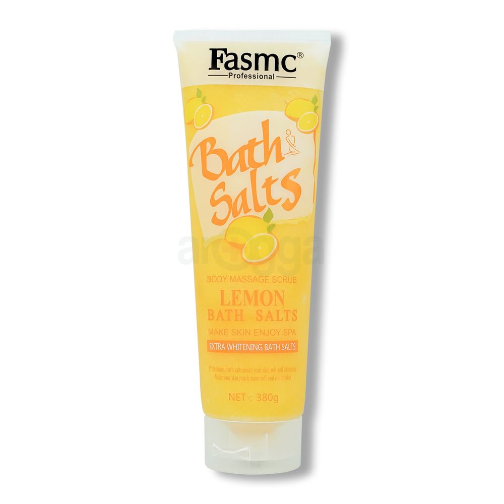 Fasmc Professional Lemon Bath Salts Body Massage Scrub with Extra Brightening Bath Salts  