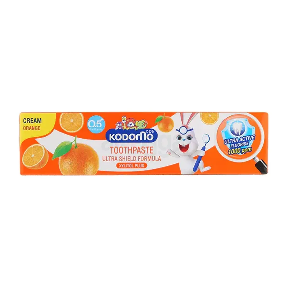 Kodomo Orange Cream Ultra Shield Formula Toothpaste for Kids (0.5+ Years)  