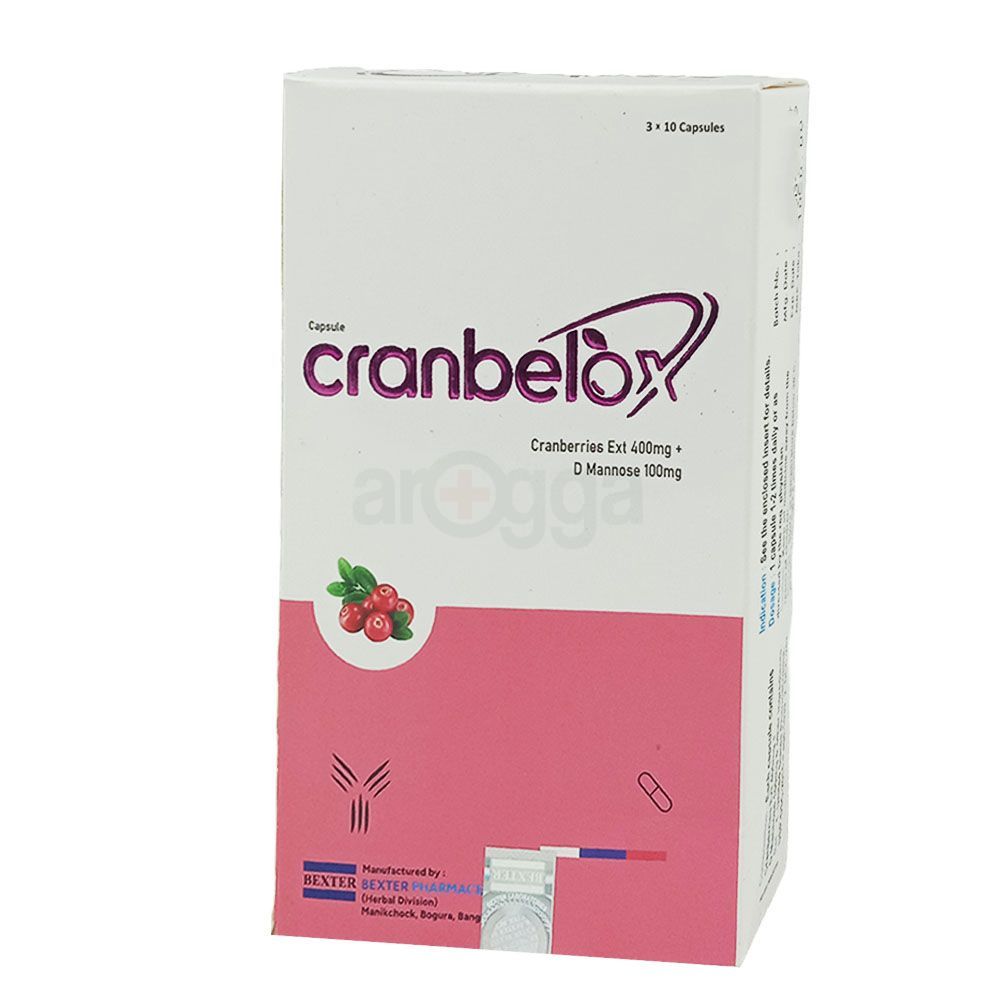 Cranbelox 400mg+100mg capsule