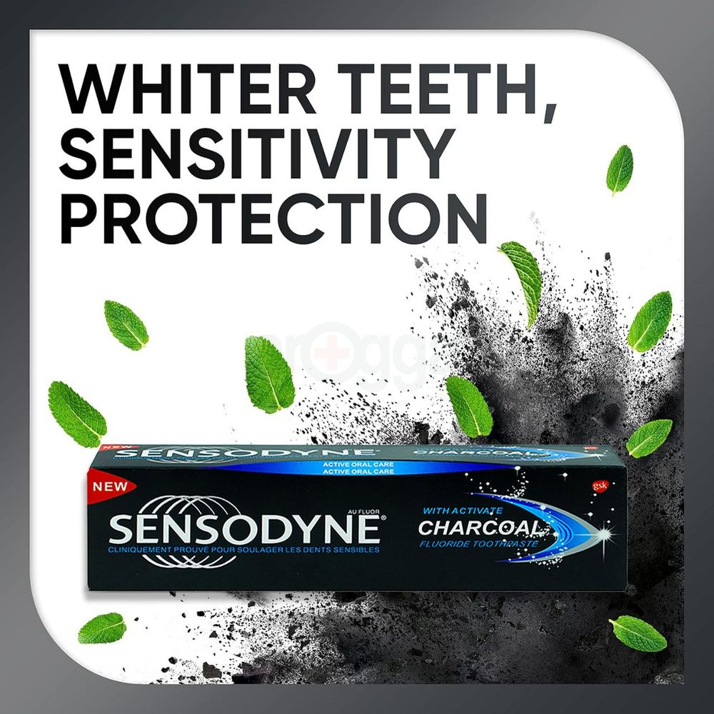 Sensodyne Activate Charcoal Fluoride Toothpaste  