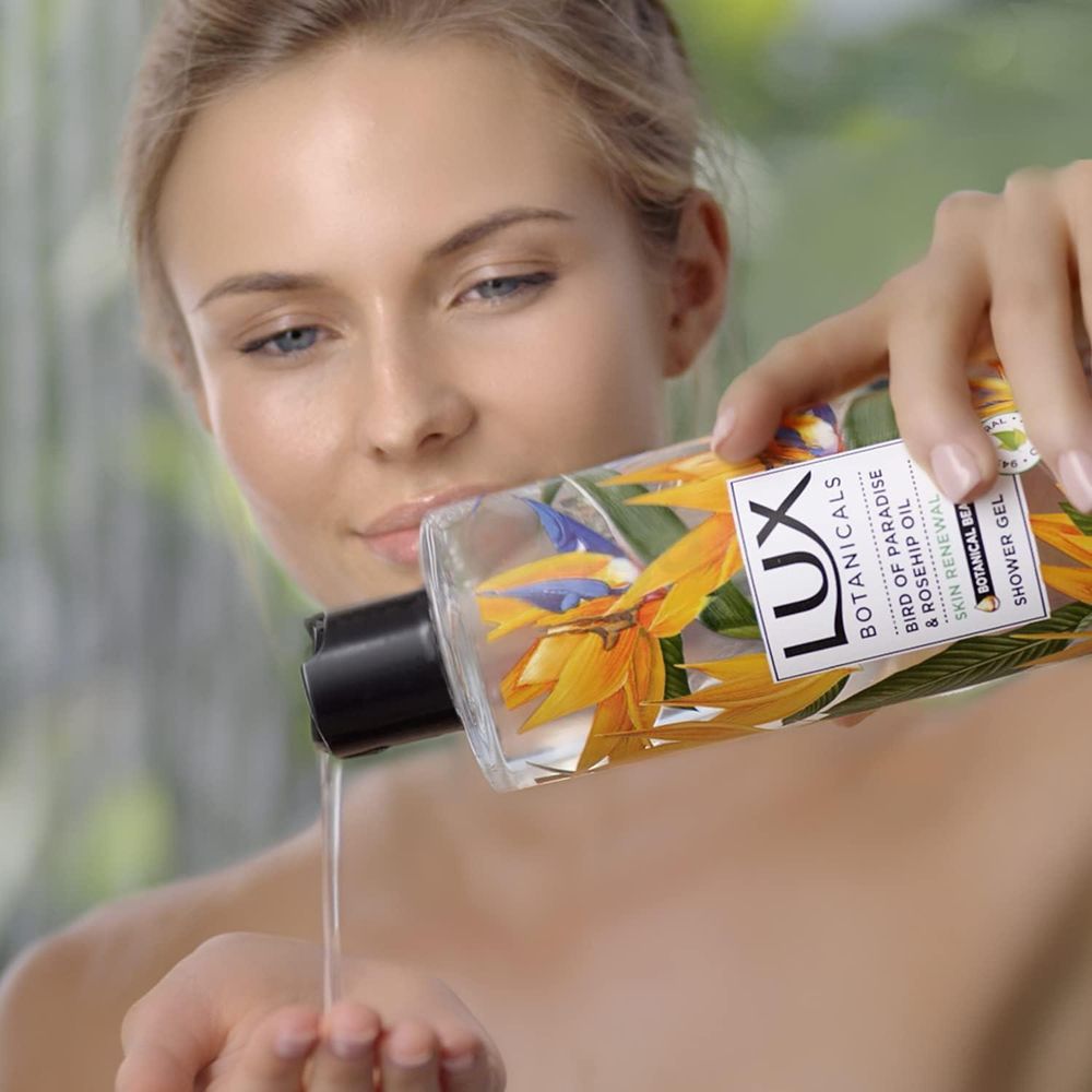Lux Botanicals Skin Renewal Bird of Paradise & Rosehip Oil Daily Shower Gel   