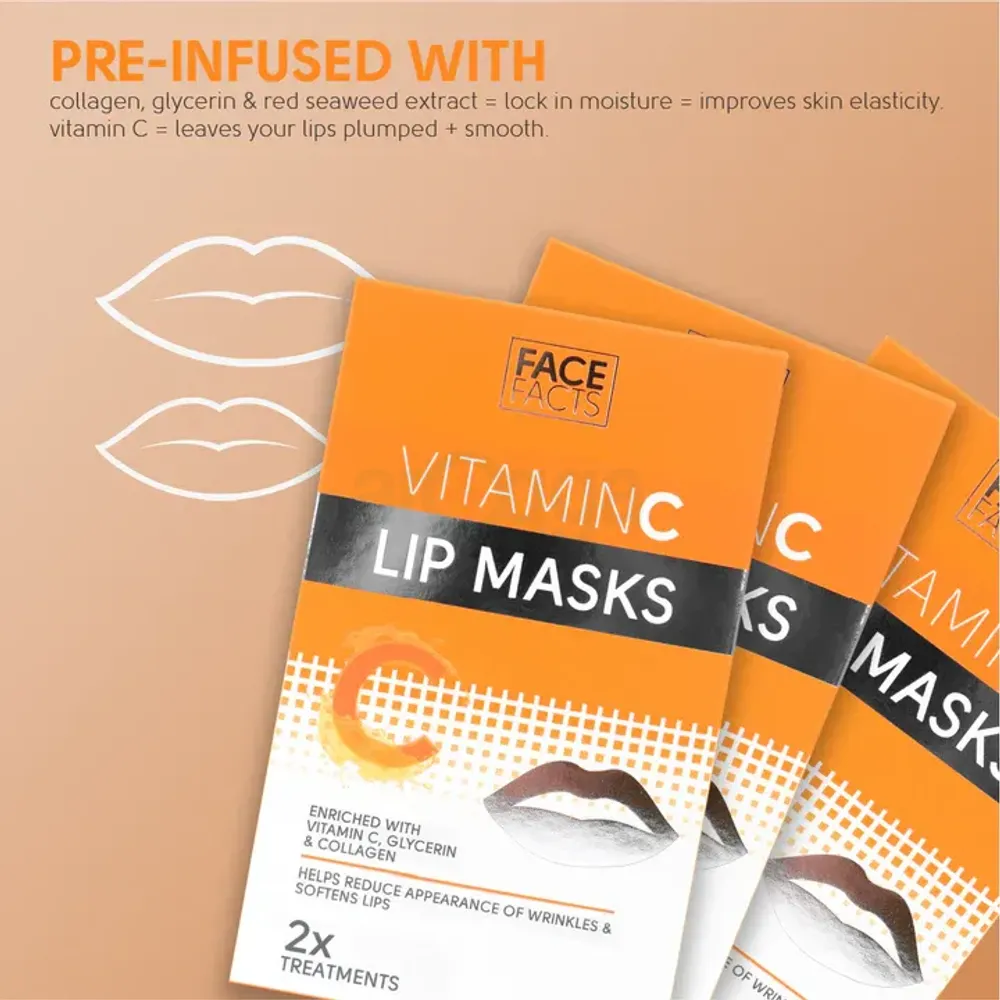 Face Facts Vitamin C Lip Masks  