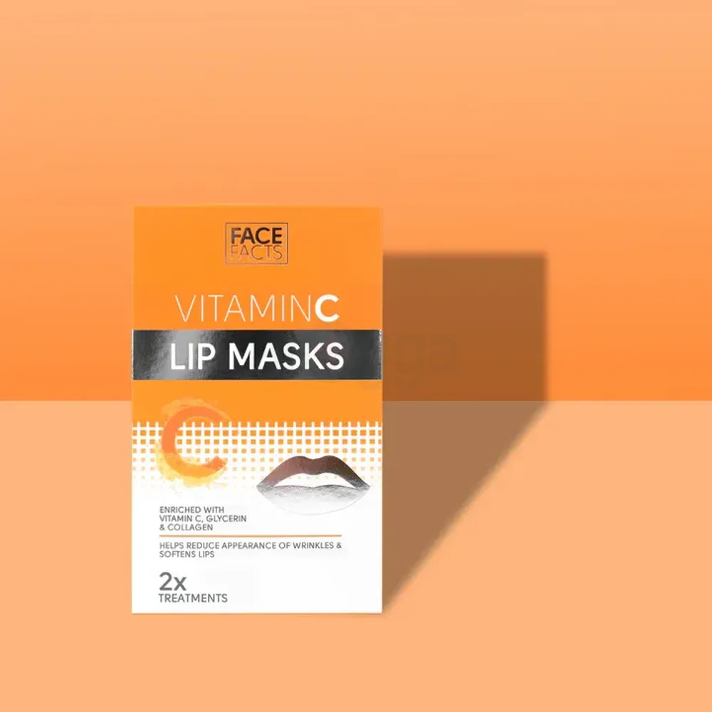 Face Facts Vitamin C Blattmaske – Feuchtigkeitsspendend, Beruhigend, Für Einen Strahlenden Teint