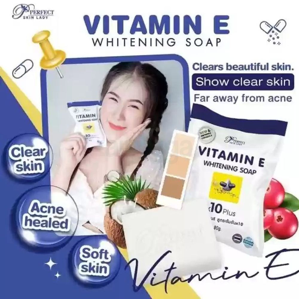 Perfect Skin Lady Vitamin E Whitening Soap 80g  