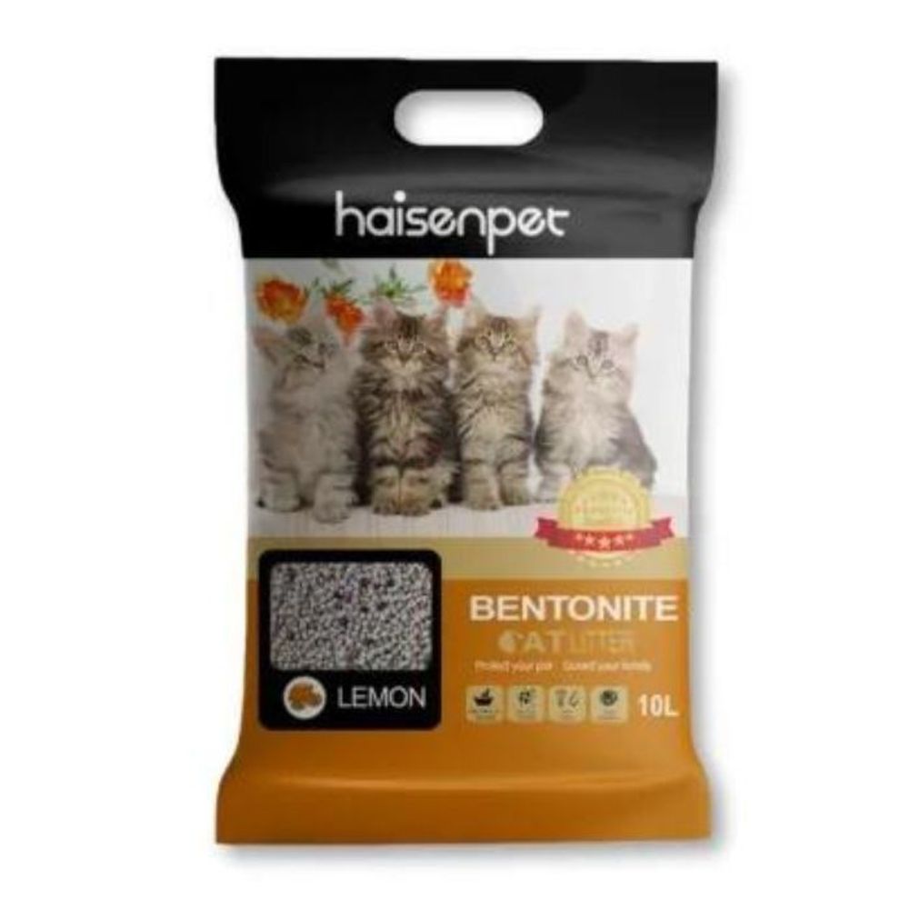 Haisenpet Bentonite Cat Litter Lemon 10L  