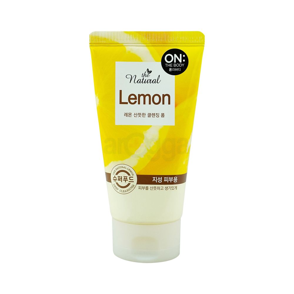 On The Body The Natural Lemon Mild Cleansing Foam  
