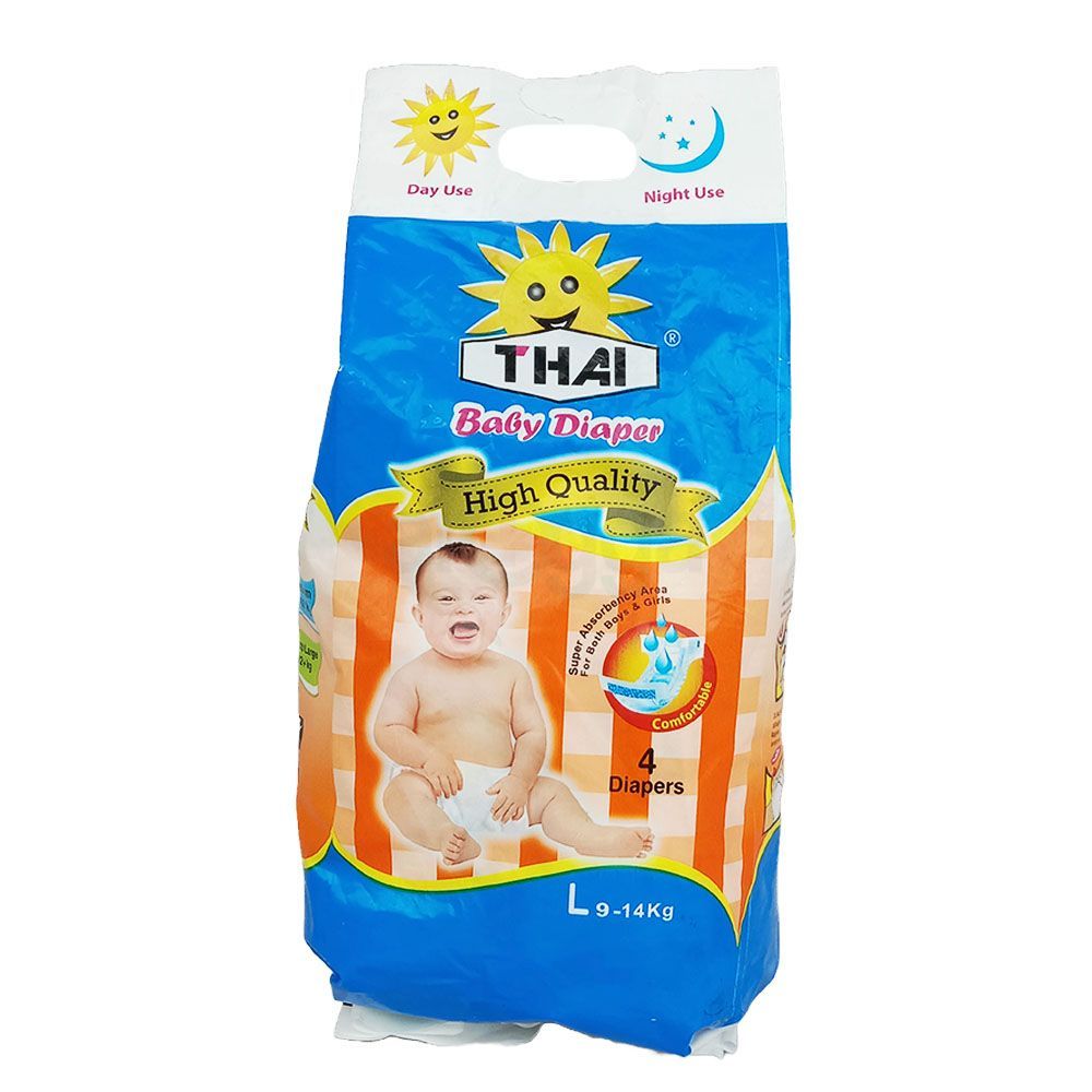 Thai Belt Baby Diaper Large 4's Pack  