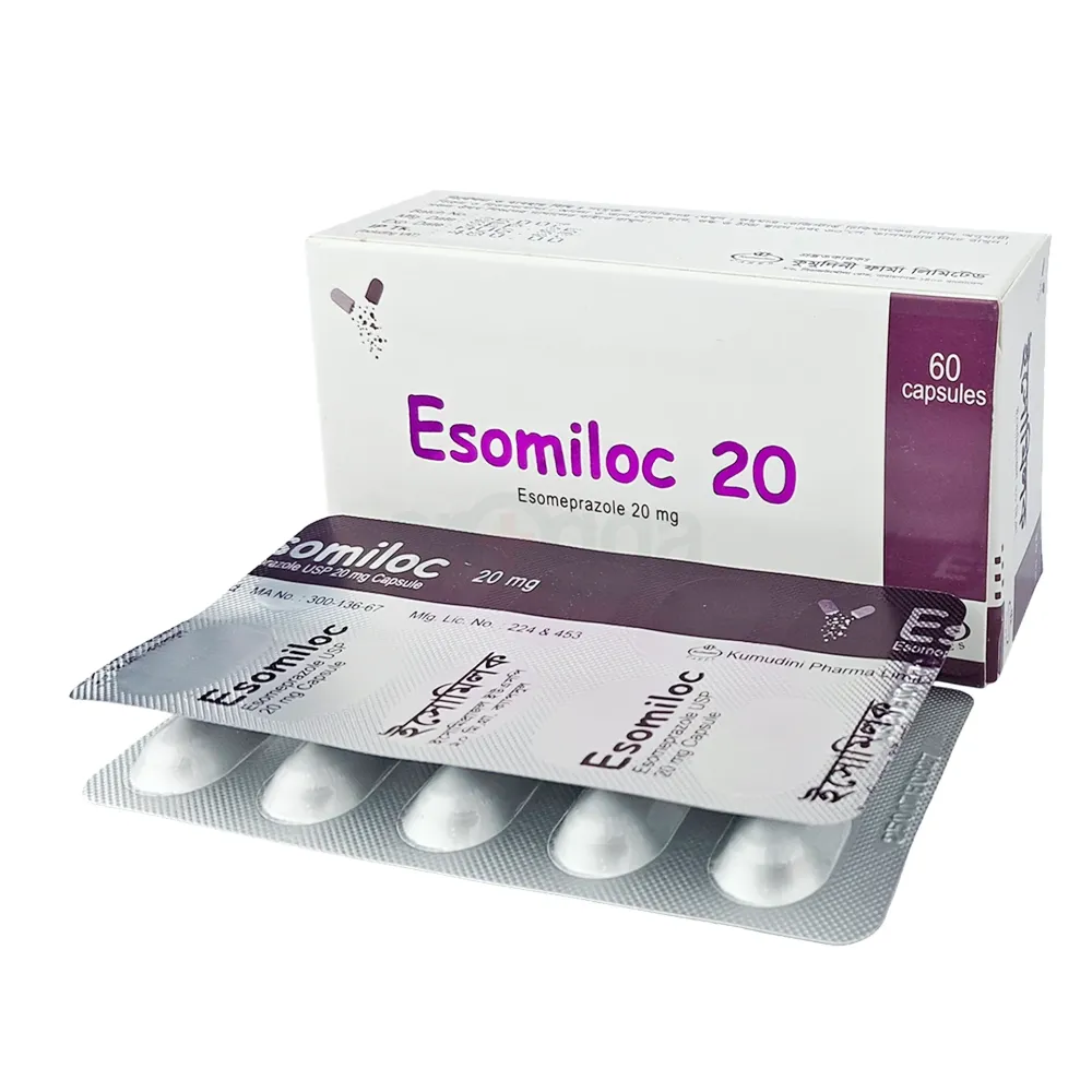 Esomiloc 20mg Capsule