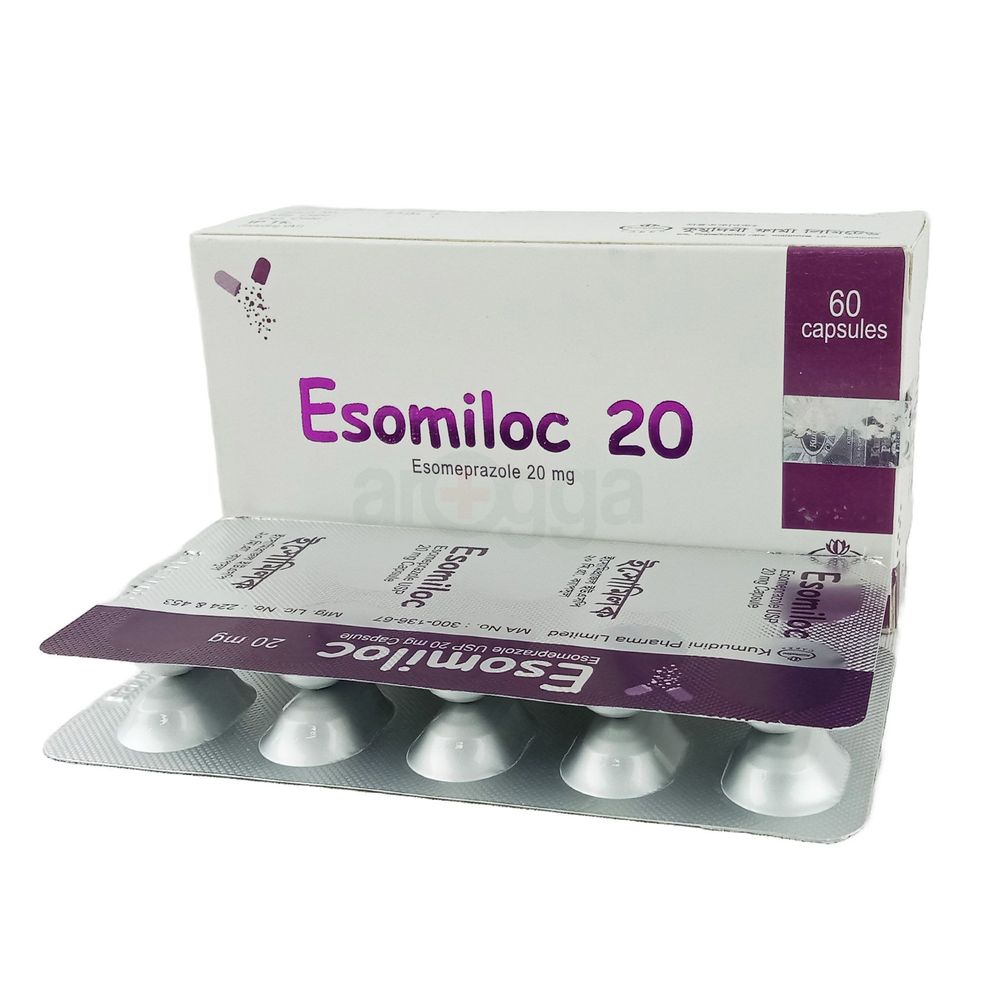 Esomiloc 20mg Capsule