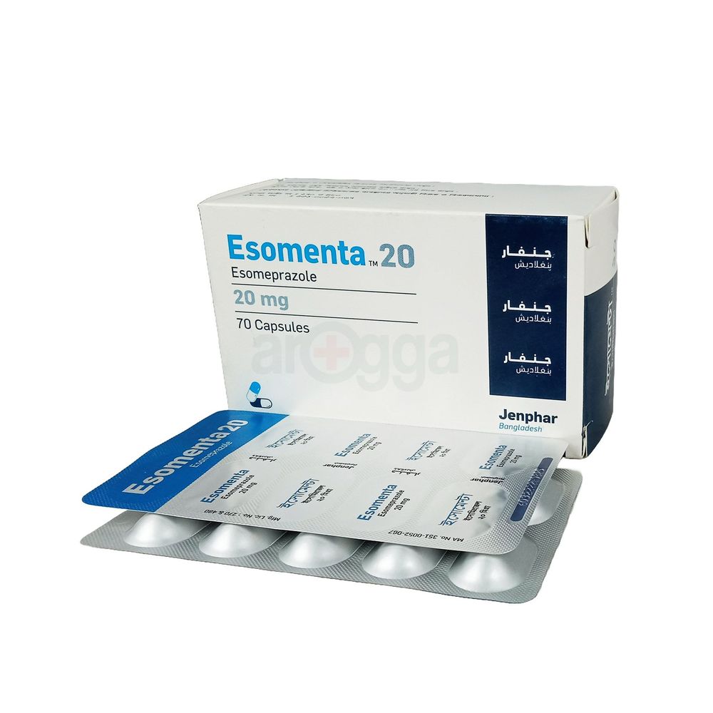 Esomenta 20mg Capsule