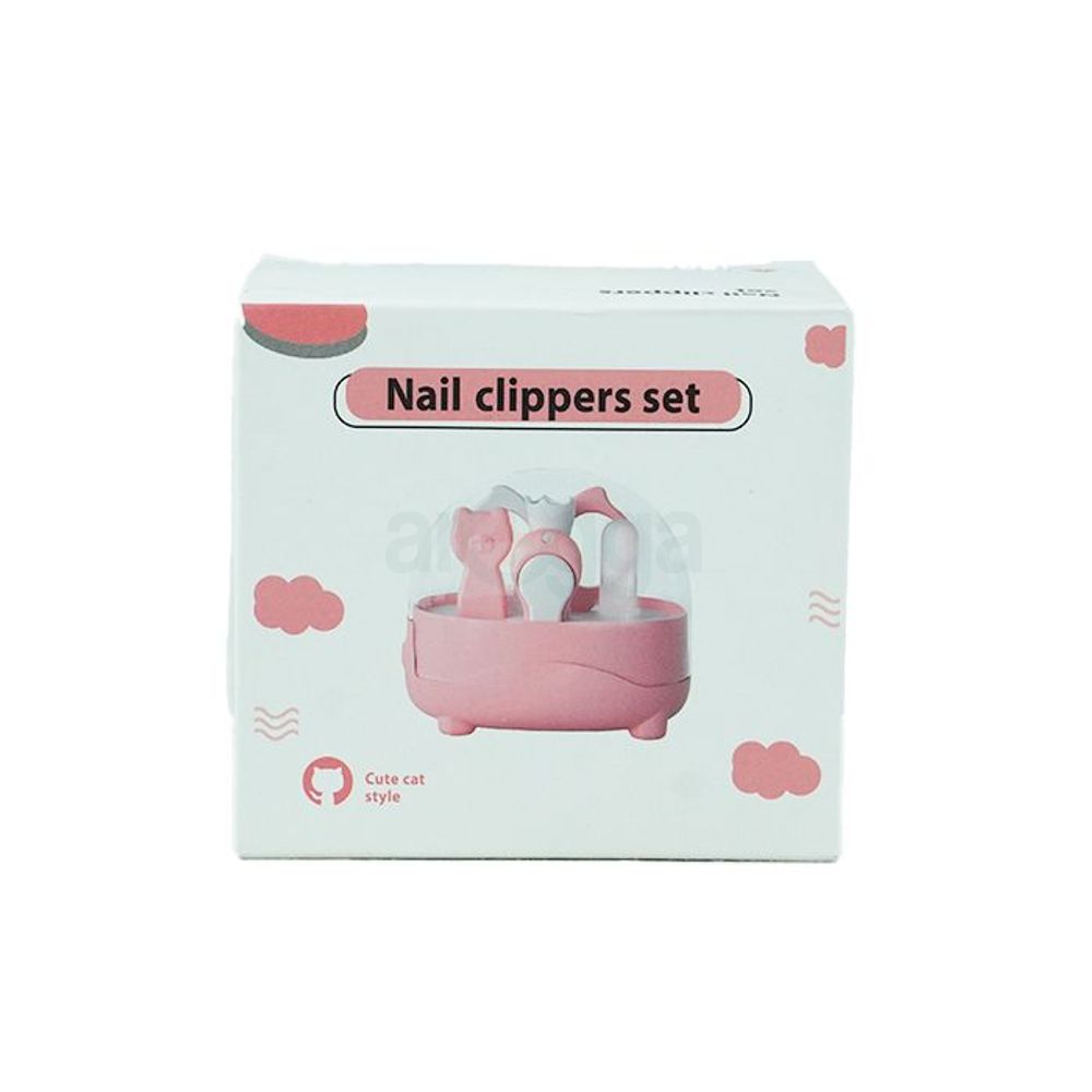 Cute Cat Styled Kids Nail Clippers Set  