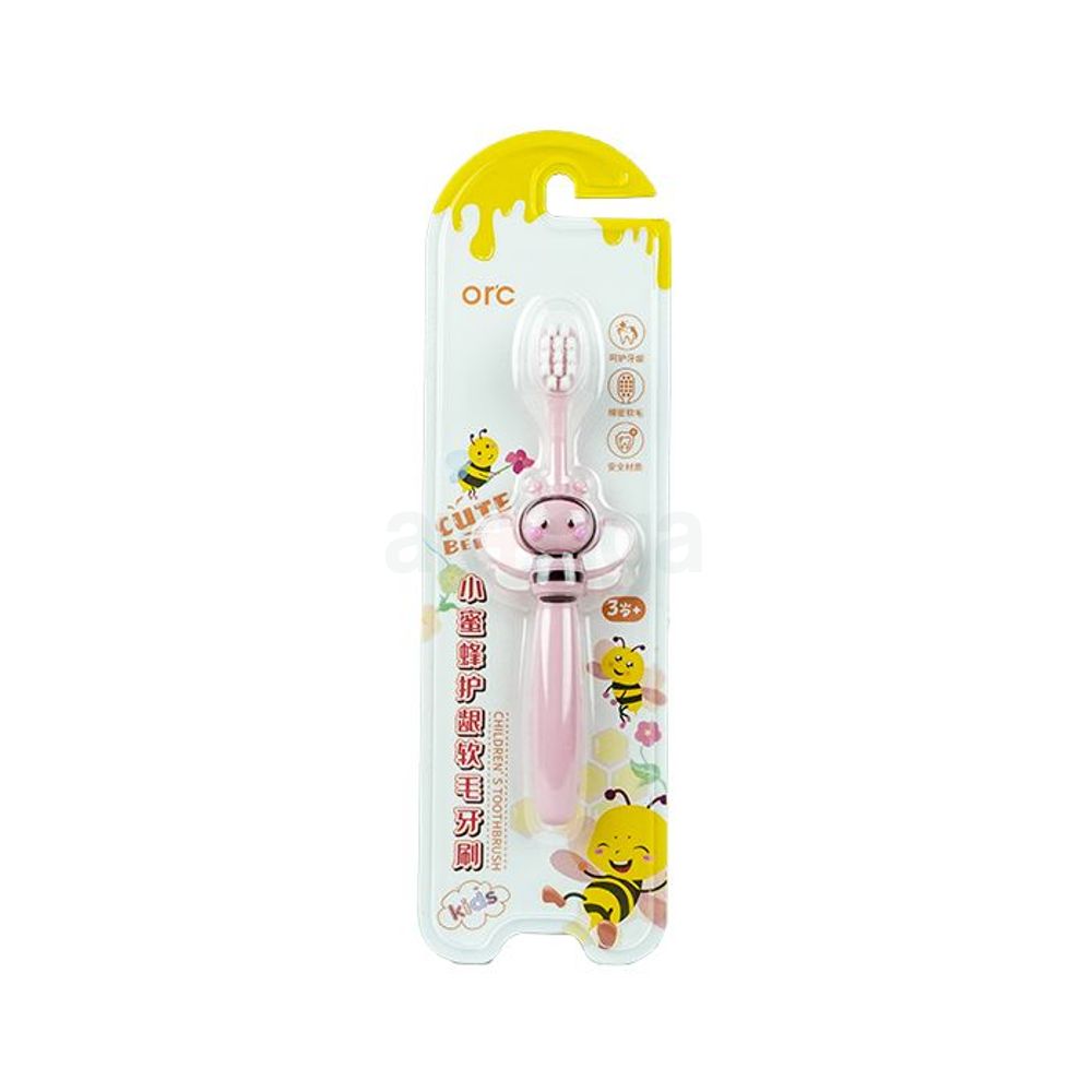 ORC Children's Cute Bee Styled Toothbrush for 3+ Kids  