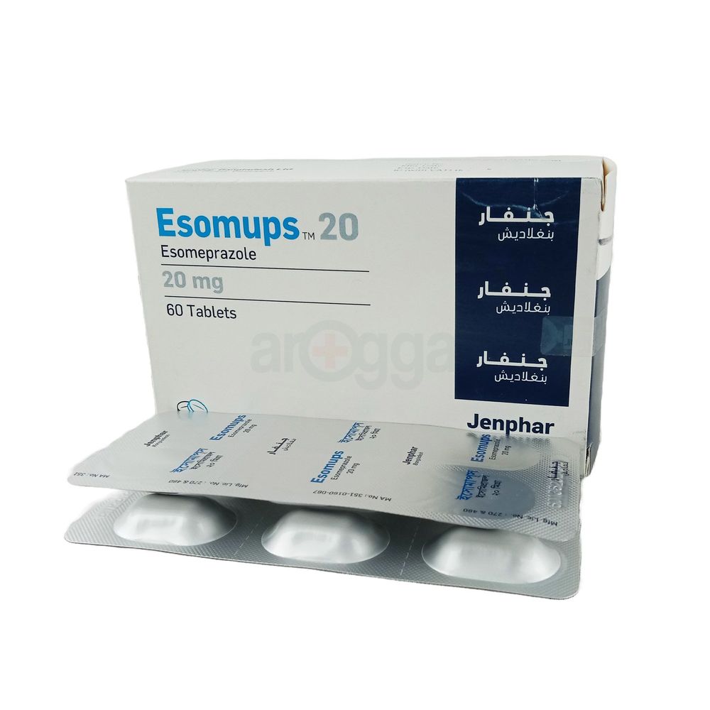 Esomups 20mg capsule