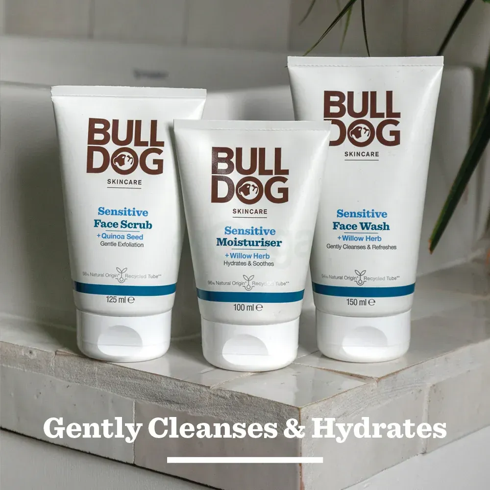 Bulldog Sensitive Moisturiser with Willow Herb 100ml  