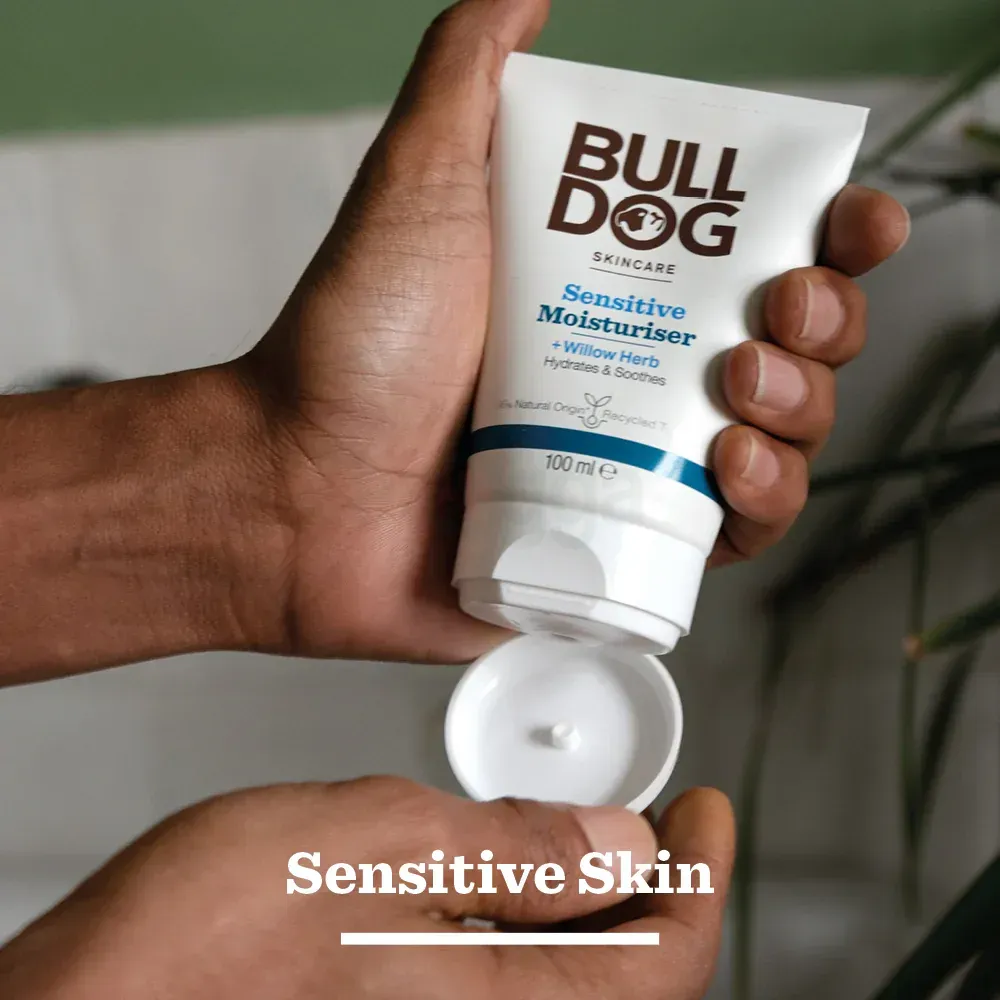 Bulldog Sensitive Moisturiser with Willow Herb 100ml  