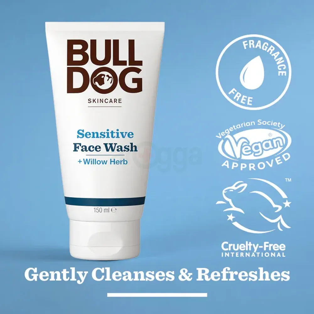 Bulldog Sensitive Face Wash with Willow Herb  