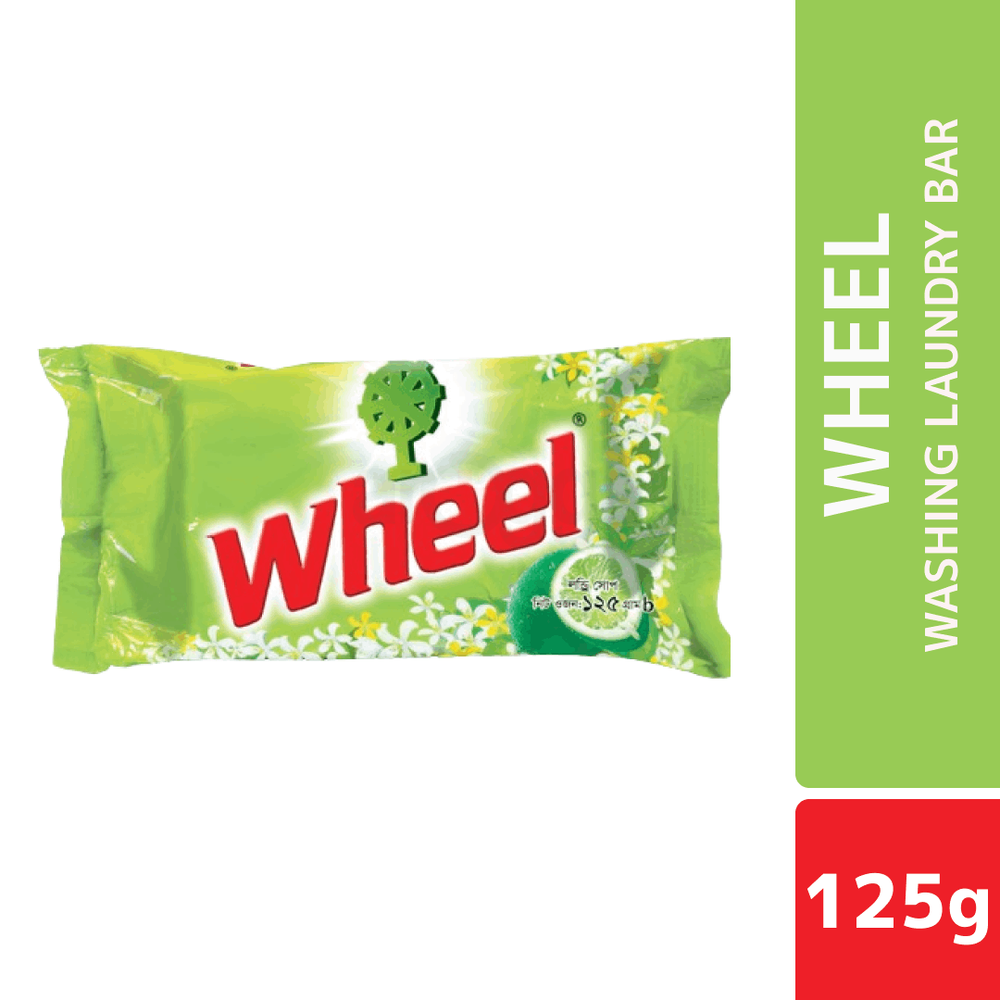 Wheel Washing Laundry Bar 125g  