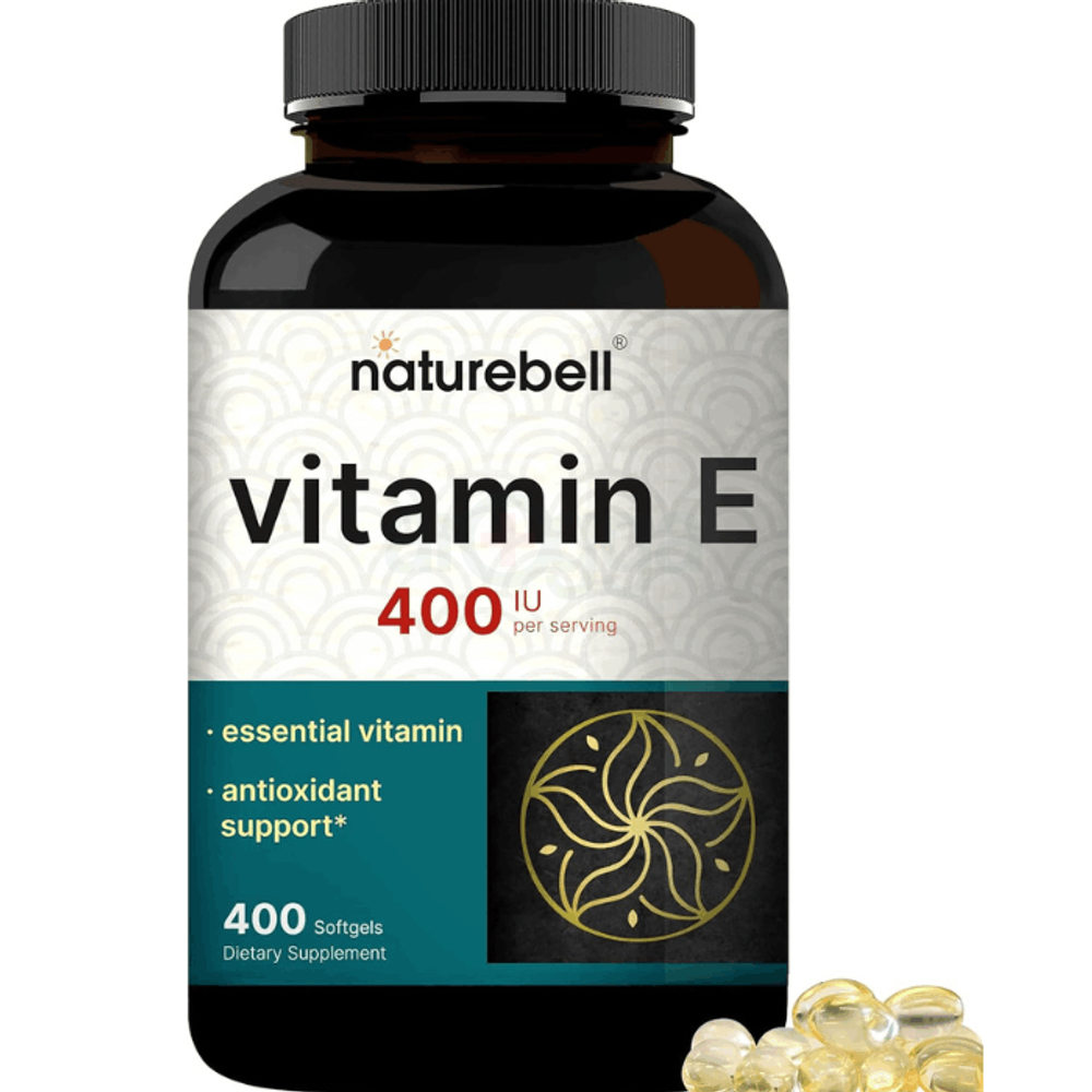 NatureBell Vitamin E Oil Softgels, 400iu Per Serving, 400 Pills  