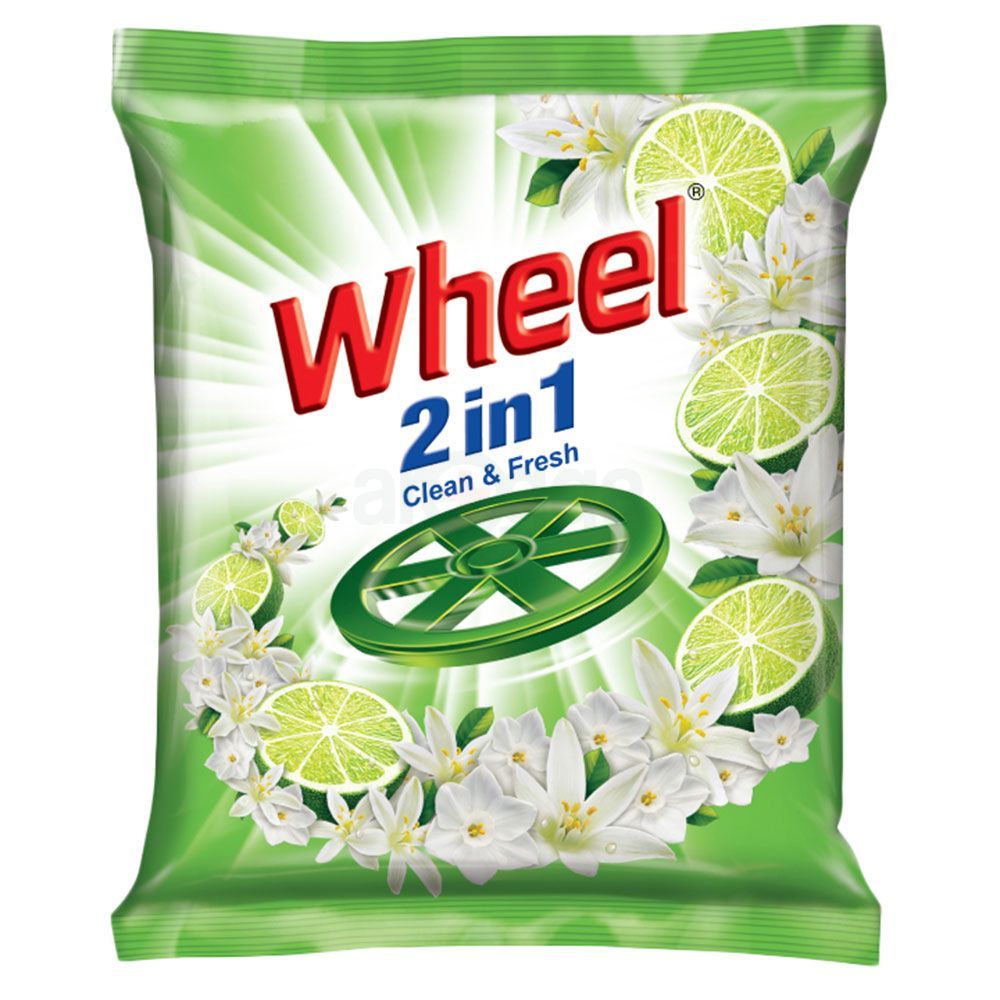 Wheel 2in1 Clean & Fresh Detergent Powder1Kg  