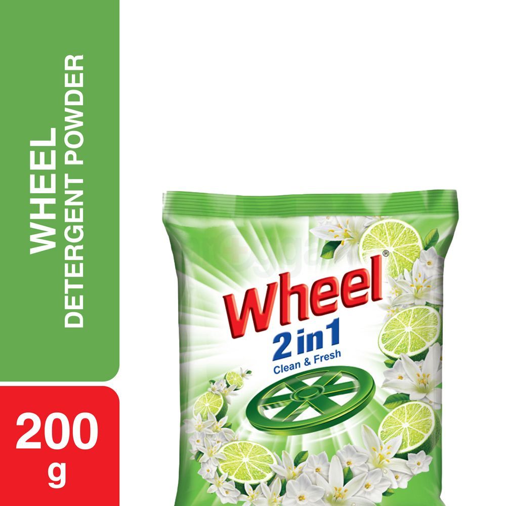 Wheel Washing (Detergent) Powder 2in1 Clean & Fresh 200g  