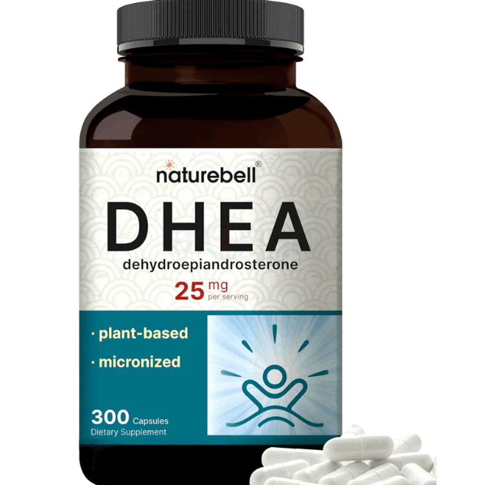 NatureBell DHEA 25mg, 300 Capsules		  