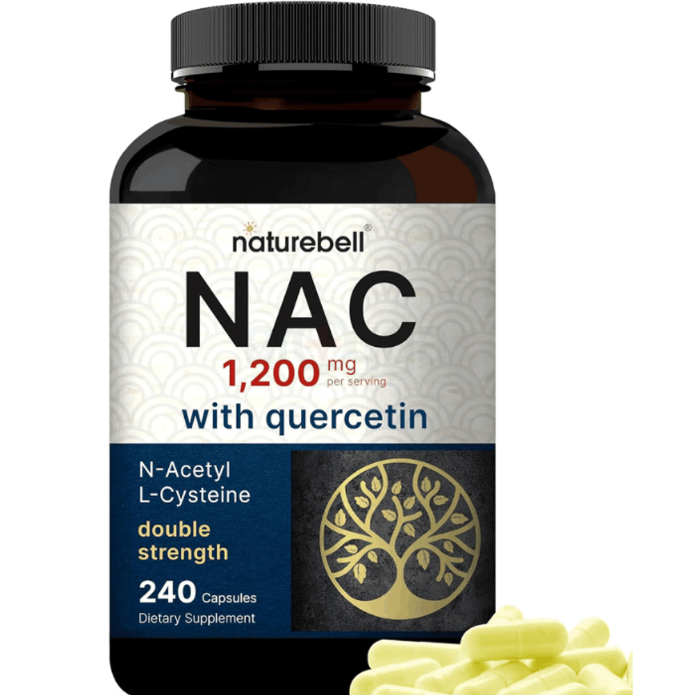 Naturebell NAC Supplement 1200mg Per Serving | 240 Capsules		  