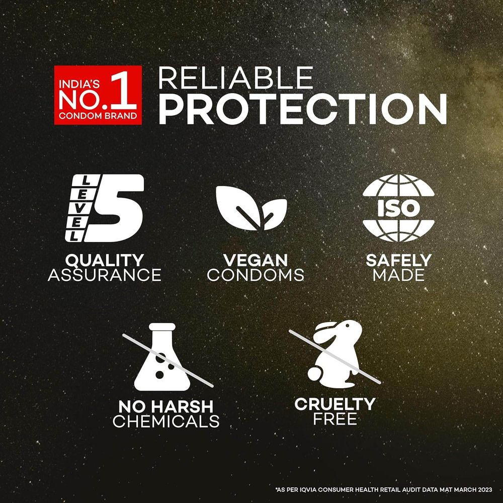 Manforce Dotted Black Grapes Condom 3's Pack   