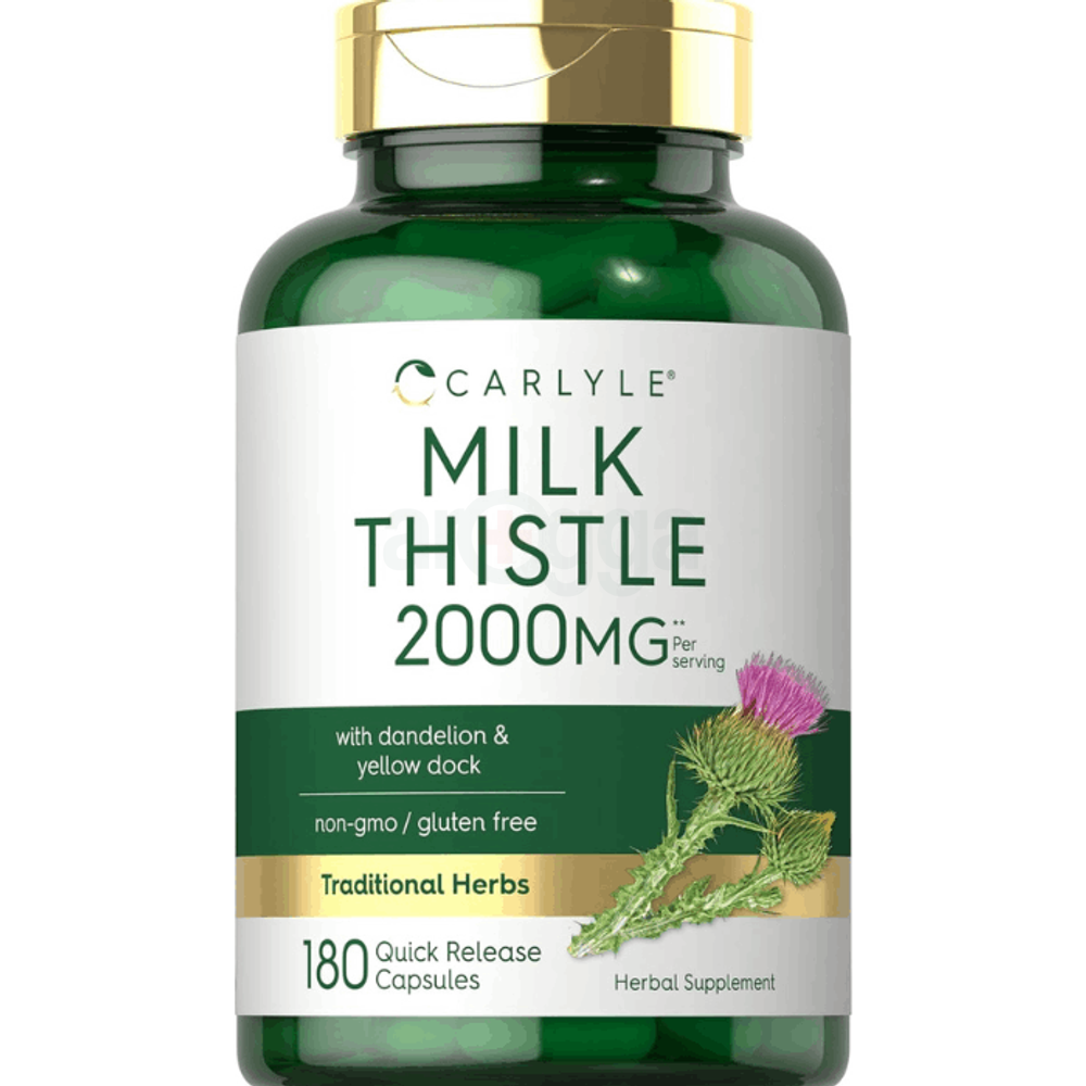 Carlyle Milk Thistle 2000mg | 180 Capsules		  