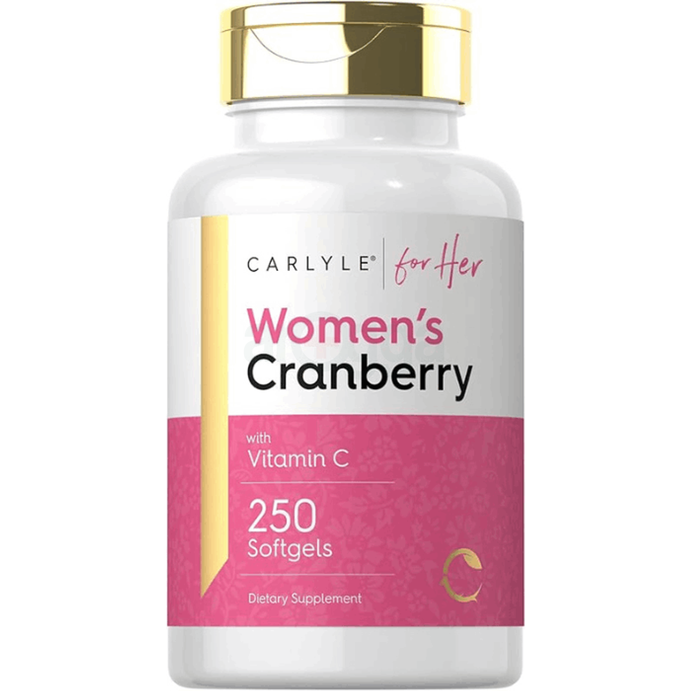 Carlyle Women's Cranberry Plus Probiotics | 250 Softgels	  