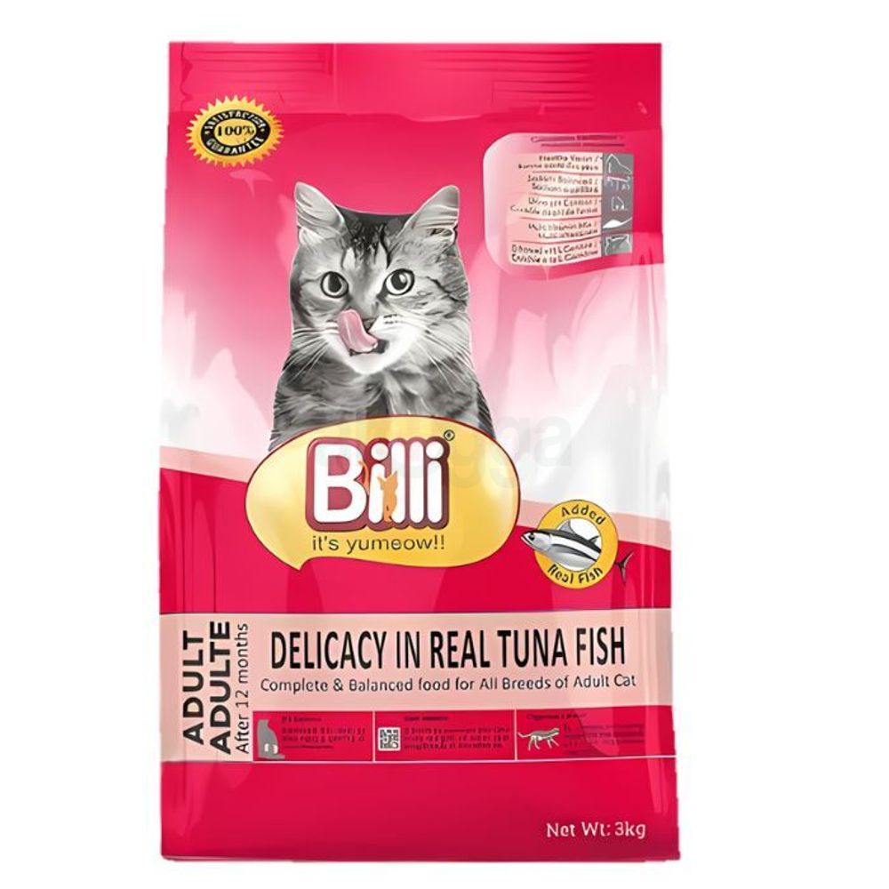 Billi Adult Dry Cat Food Real Tuna 3kg
  