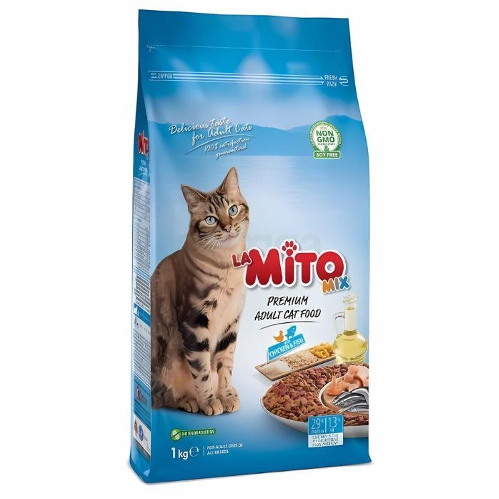 LAMito Adult Cat Food Chicken and Fish Flavour   