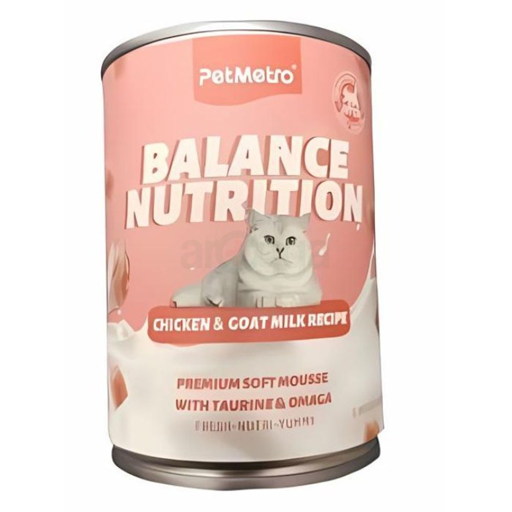 Pet Metro Cat Can Food Chicken & Milk Recipe 430gm
  