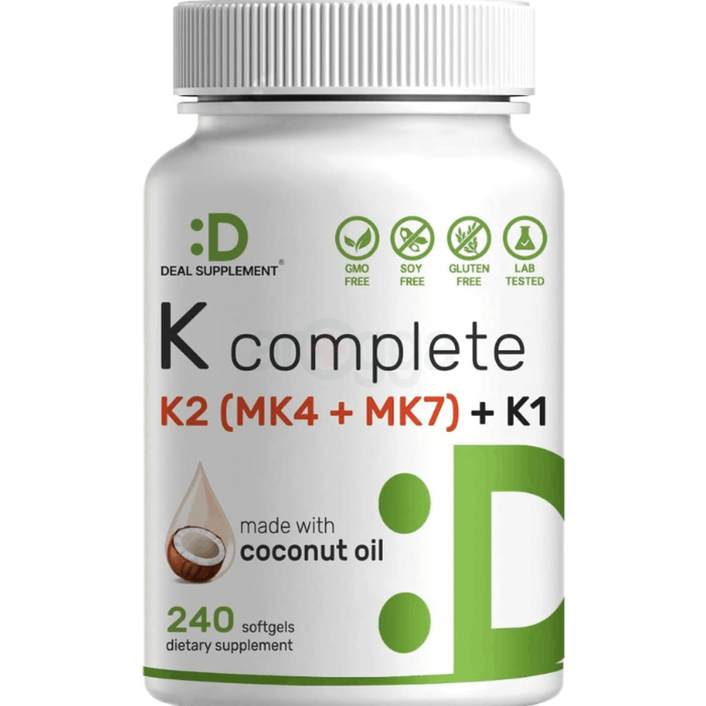 DEAL SUPPLEMENT Premium Vitamin K Complete,  240 Softgels  