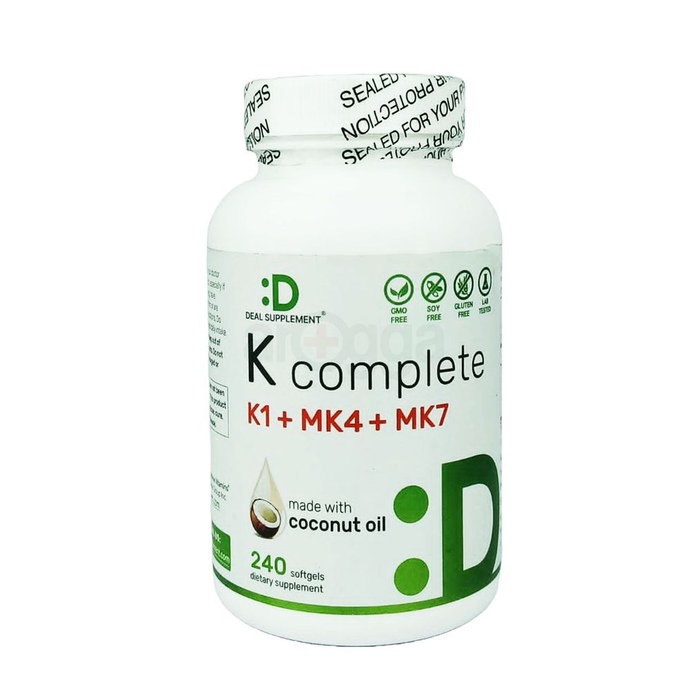 DEAL SUPPLEMENT Premium Vitamin K Complete,  240 Softgels  