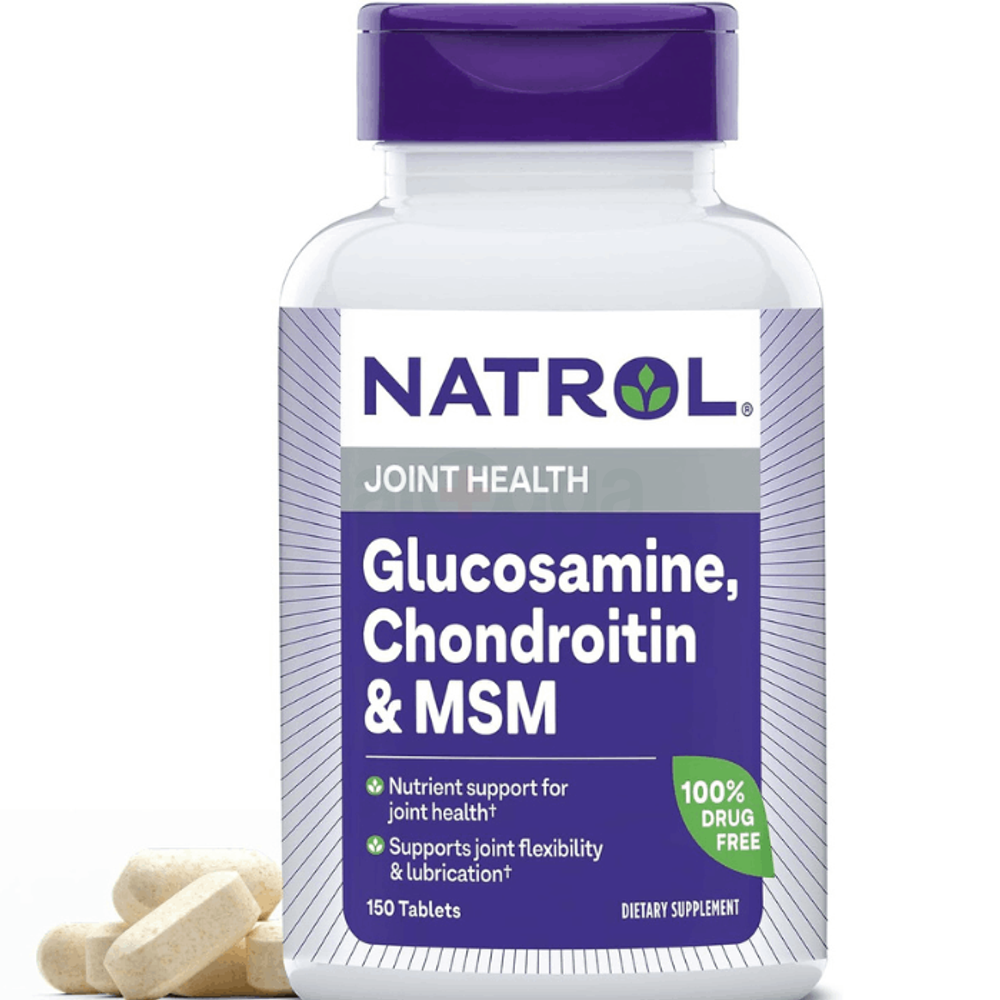 Natrol Glucosamine Chondroitin and MSM Tablets, 150-Count - Arogga ...